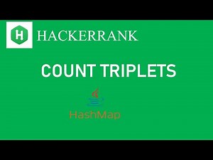 HACKERRANK: COUNT TRIPLETS (CODING INTERVIEW PROBLEM )