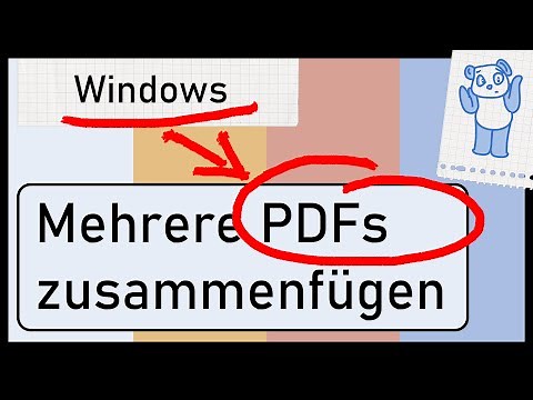 Mehrere PDFs zusammenfügen - Windows | DerErklaerbaer