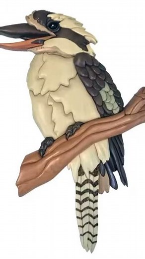 Kookaburra intarsia come to life!