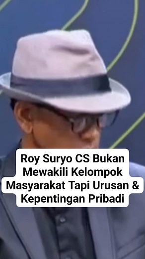 6.4K reactions · 59 shares | Roy Suryo CS Bukan Mewakili Kelompok Masyarakat Tapi Urusan & Kepentingan Pribadi #roysuryo #ijazahjokowi #fbproreel | Tom JI Pro | Facebook