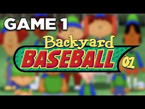 Backyard Baseball 2001 | Full Season Playthrough | Game 1 vs. Cardinals
