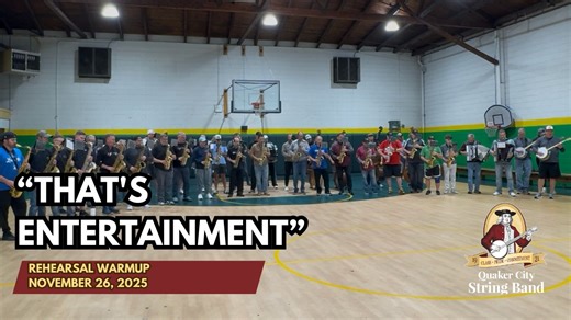 Enjoy a preview of one of our "street songs" for this upcoming New Year's Day as we prepare to take you into "The Joker's Funhouse!" Song: That's Entertainment Arranged by: Jim Fox III | Quaker City String Band