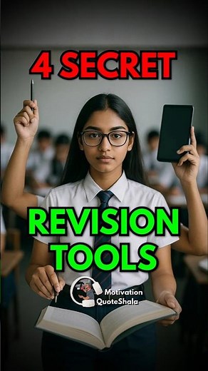 4 Secret Revision Tools for Exam 😎