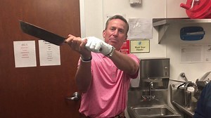 42K views · 121 reactions | Michael Breed visits the kitchen at Arnie's on Golf Channel campus to teach an indoor practice drill using a pan to improve your position at the top of backswing. | GolfPass | Facebook