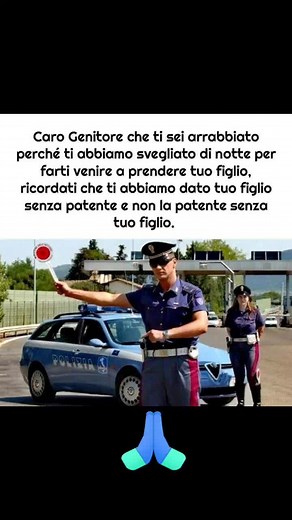 Police Checkpoint Scene with Officer at Roadside