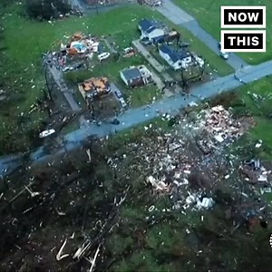1.4M views · 9.5K shares | This couple recorded a terrifying video of the moment a tornado blew their car off the road | NowThis | Facebook