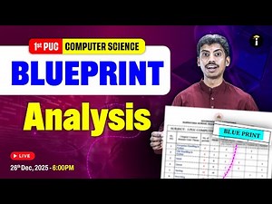 1st PUC Computer Science | Blueprint + Model Paper Analysis |Karnataka Board Syllabus-2026 #parikshe