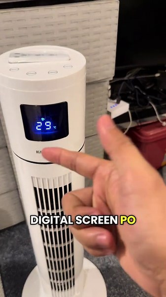 Kanazawa Bladeless Tower Fan with Remote Control