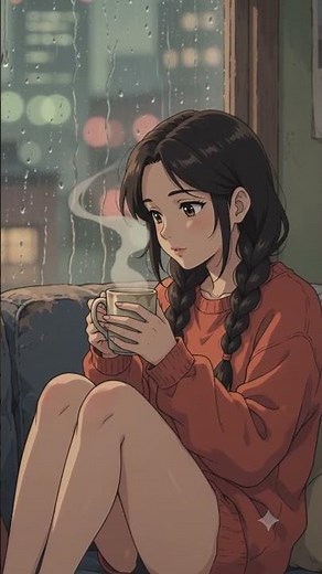 🌧️ Chill Lofi Anime Vibes for Rainy Days #shorts