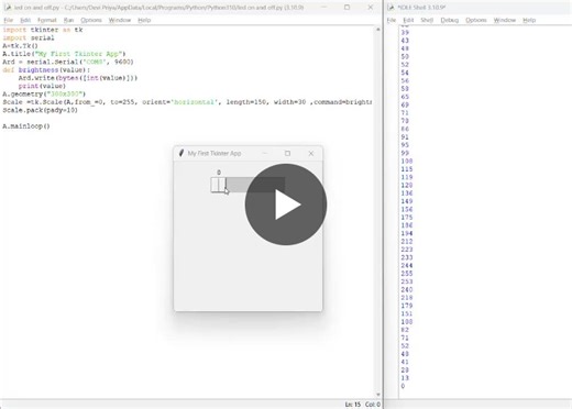 #python #idleshell #iot #embeddedsystems #internshipexperience #learningbydoing #innovation #stem #irobochakra | Devi Priya