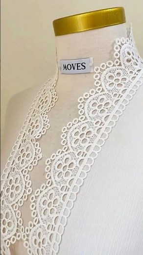 How to Sew Chiffon and Lace Without Wrinkles #HowToSew #SewingTips #lace #chiffon #slowfashion