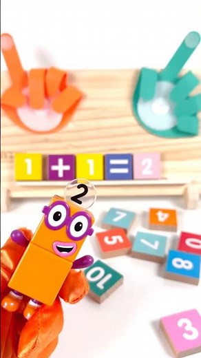 Learning Addition with Numberblocks | Toddler Learning | 1+1=2 | Like & Subscribe ☺️