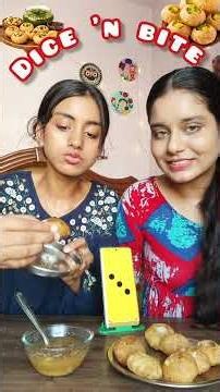 🎲 Dice Decide Our Pani Puri Bite 🤯🌶️ #shorts