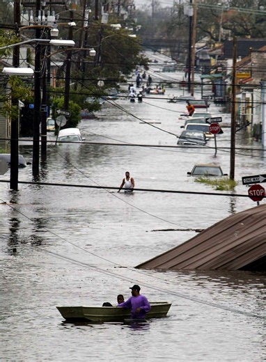 Hurricane Katrina, one of the deadliest storms to strike the US