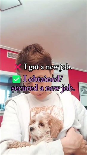 Cambridge examiners don't like the word GET.