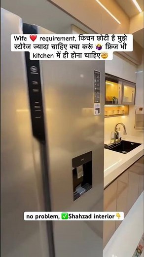 Modular Kitchen Must-Haves!😱😍 Don't Miss This! +Luxury kitchen ￼ double ￼ parallel kitchen design