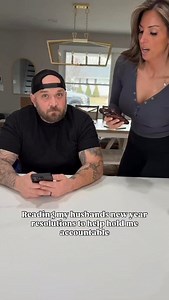 The 2026 motto “it’s ok if you fail” 🤣 do we have any of the same resolutions!? #husbandandwife #couplegoals #marriedlife #couples #newyearsresolution New Year’s resolution , Girl math, husband reacts, Married life, couple goals, husband and wife, relatable reels, marriage humor, relationship memes, marriage goals, emotional | Janie and Dave