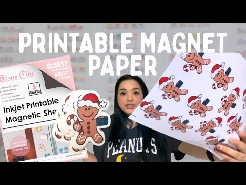 Testing Printable Magnet Paper - Fail? | Koala Paper | Crafty vlog