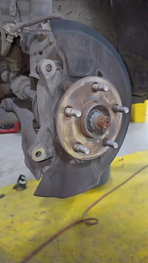 Toyota RAV4 Front Brake Service with New Brake Pads Installed automotive DIY mechanic automotive | Automotive2