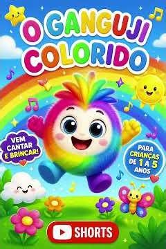 🌈 O Ganguji Colorido 🐾✨ | Música Infantil Divertida para Crianças de 1 a 5 Anos 🎶