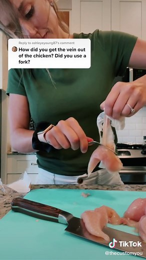 How to Remove Veins in Chicken Wings Using a Fork Trick