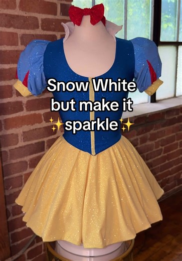 Sewing a Sparkling Snow White Inspired Dress