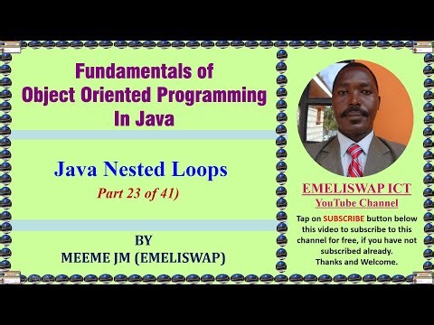 Nested Control Structures in Java Object Oriented Programming