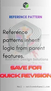 “Patterns that never break.” Reference pattern - Creo