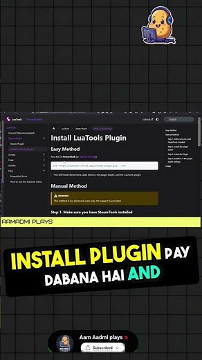 free steam game secret 🤐🤐 aka lua tools