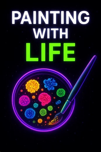 Artists Who Paint With Life: The World of Bioart #shorts #livingart #bioart