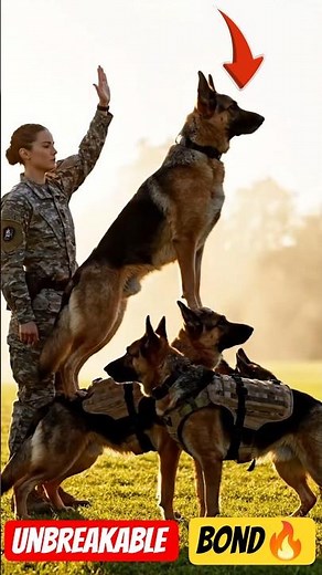 Unbelievable K9 Discipline 🇺🇸 | Female Soldier Trains German Shepherds Like Elite Warriors 🐾🔥