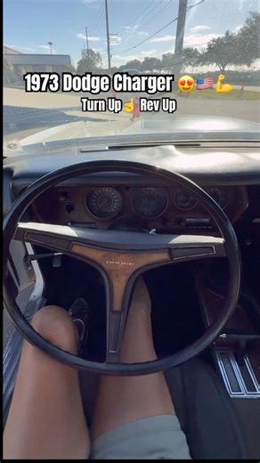 1973 Dodge Charger Rev Up Sounds so Good #AmericanMuscle #Mopar #Classic #carlover ￼￼