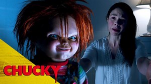 Chucky finds himself "adopted" when he pays a visit to Harrogate Psychiatric Hospital by Madeline who thinks Chucky is her child. Time to prove her wrong. #Chucky | Chucky