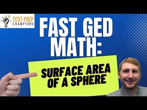 How to Find the Surface Area of a Sphere on GED Math [Fast Lesson]