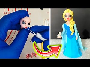 How to Make Elsa Cake Topper / Frozen Elsa Cake Topper Tutorial