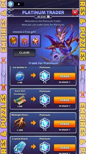 Should You Skip Platinum Trader? Here’s the Truth! | Empires & Puzzles 🔥