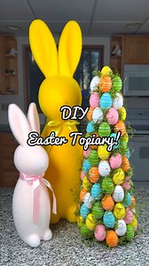 992K views · 15K reactions | Grab some Easter eggs for this adorable DIY topiary! 讀#diy #reels #easter #decor #wreaths | Nick's Seasonal Décor | Facebook
