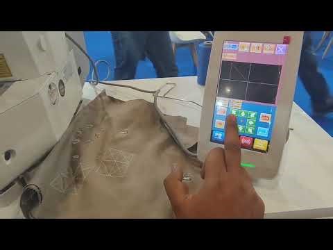 Computerized bartack machine mein pattern kaise banaen for multi pattern #allnewsewingmachine...