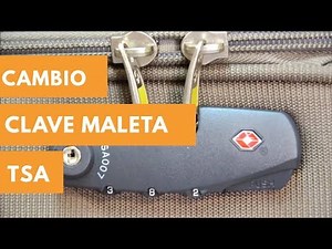 CAMBIO CLAVE MALETA SAMSONITE TSA | Bolsos Palacio