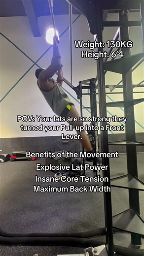 Can You Do This? 😱 Elite Lat Strength Pull-up Combo