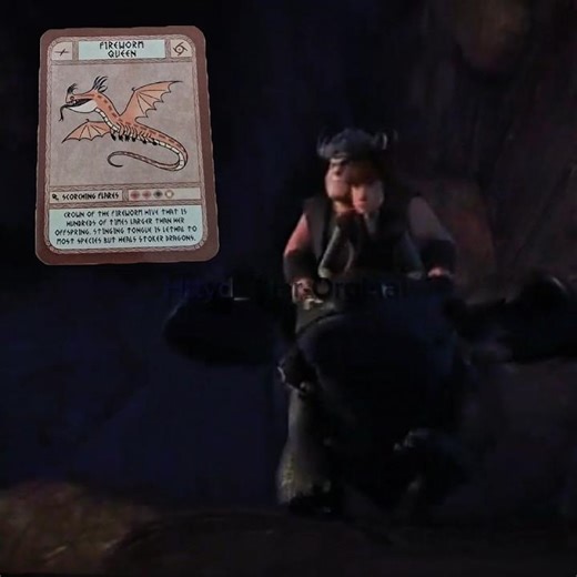 FIREWORM QUEEN Dragon card edit #httyd #edit #toothless #hiccup