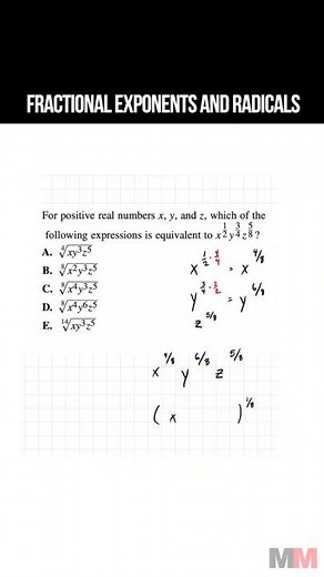 Rational Exponents and Radical Expressions