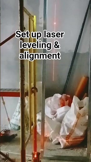 Tricks to become faster alignment and leveling use digital laser