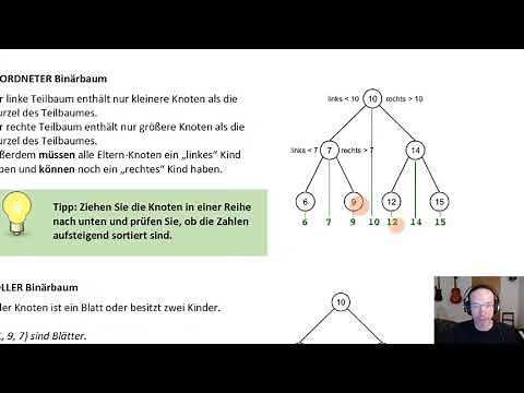 Bäume / Binärbäume in der Informatik (Dynamische Datenstrukturen)