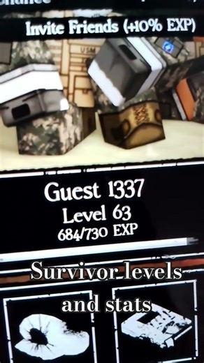 stats and survivor levels pt1