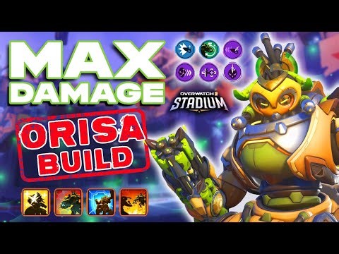 This Max Damage Orisa Build is Actually BROKEN – Overwatch Stadium!