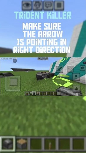 #minecraft How to build Trident killer in my Minecraft #gaming #shorts #minecrafttips
