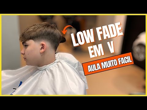 How to do a low fade in V step by step.