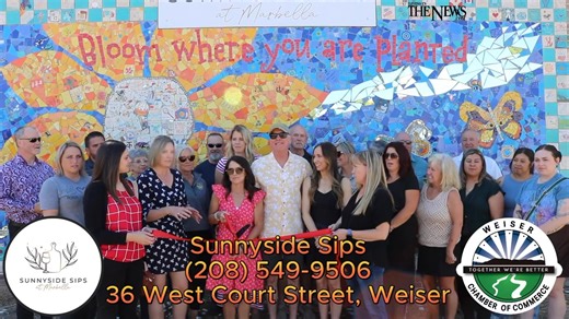 Sunnyside Sips Celebrates with Ribbon Cutting Ceremony The Weiser Chamber of Commerce is excited to announce the successful ribbon cutting ceremony for Sunnyside Sips, a wonderful new addition to our local dining and social scene. Located at 36 West Court Street in Weiser, Sunnyside Sips offers a delightful selection of wine, beer, and seasonal cocktails in a cozy and welcoming atmosphere. The ribbon cutting event, was attended by community members, local business leaders, and Weiser Chamber rep