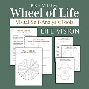 Wheel of Life Pdf Wheel of Life Template Coaching Tools Pdf Ikigai Pdf Q4 Action Plan Pdf Smart Goal Planner Printable Life Balance Wheel - Etsy
